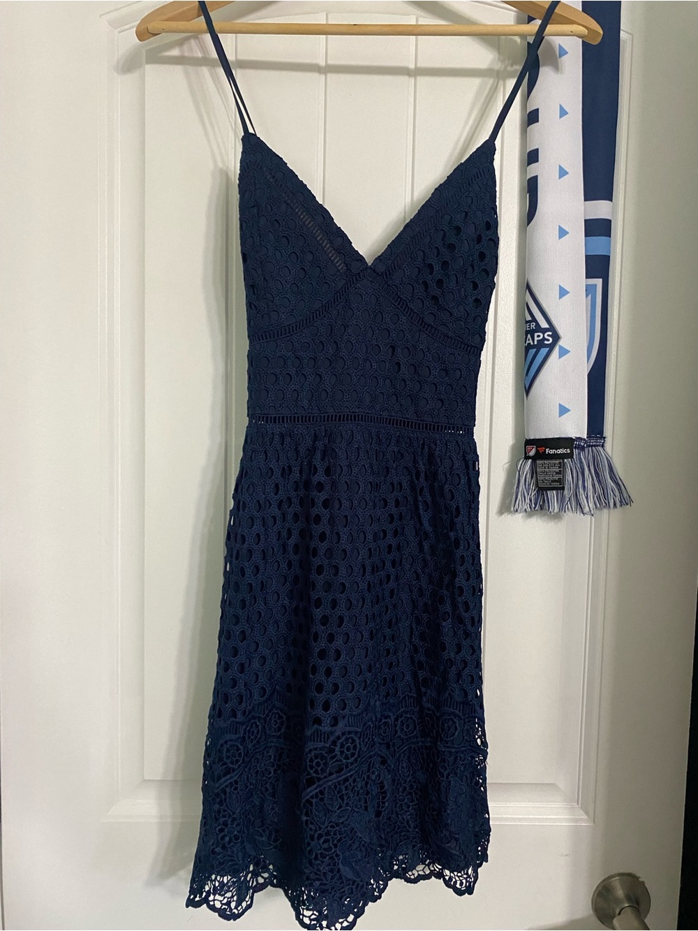 Abercrombie and fitch Crochet Spaghetti-Strap Dress